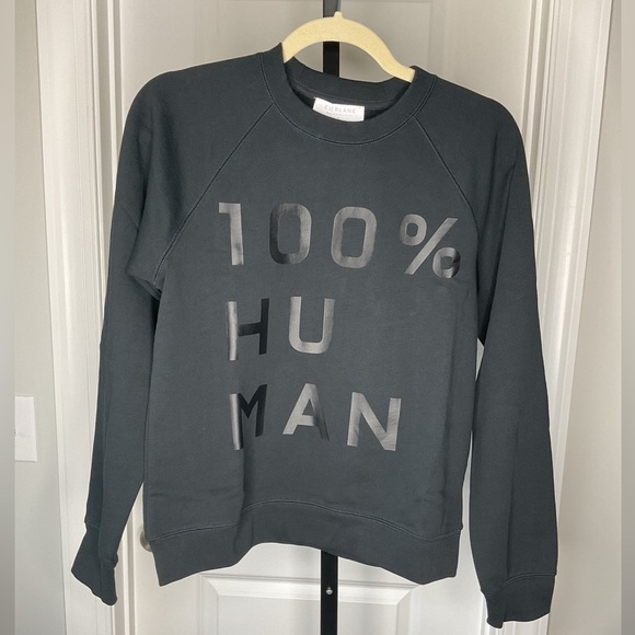 EVERLANE 100% Human Sweatshirt, S, ,Black, NWOT - Picture 2 of 8